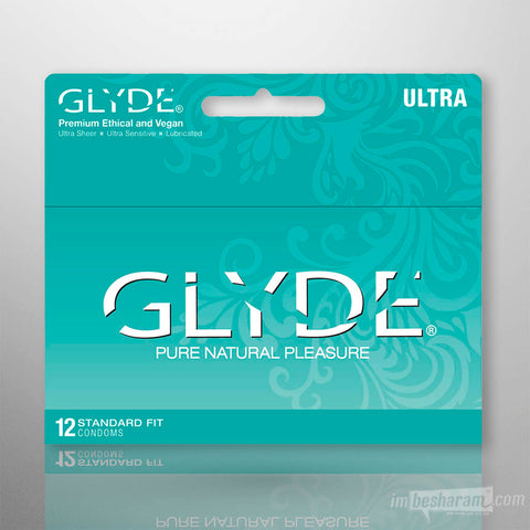 Glyde Standard Fit Ultra Sheer Condoms 12pk