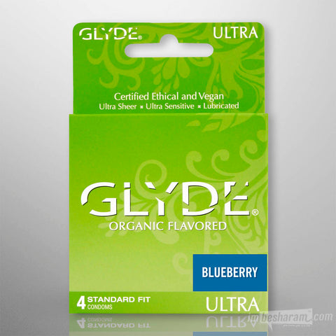 Glyde Organic - Flavored Condoms 4pk