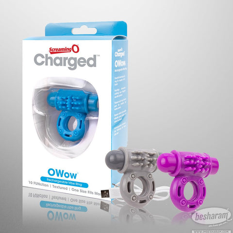 Screaming O OWow Rechargeable Vibrating Ring IMbesharam.com (US) Screaming O OWow Rechargeable Vibrating Ring IMbesharam.com (US)