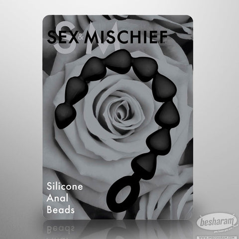 Sex & Mischief Black Silicone Beads